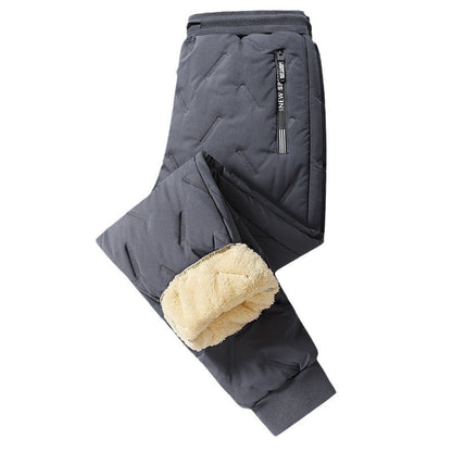 Plush Thick Fleece Sweatpants Lambs wool