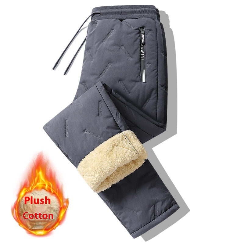 Plush Thick Fleece Sweatpants Lambs wool