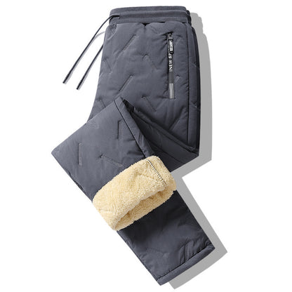 Plush Thick Fleece Sweatpants Lambs wool