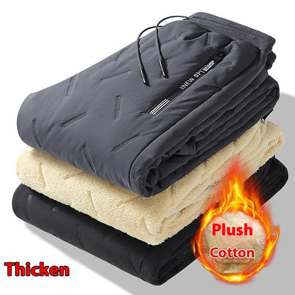 Plush Thick Fleece Sweatpants Lambs wool