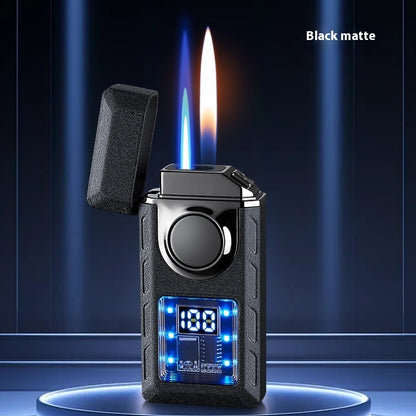 Creative  Intelligent Ignition Power Display Double Fire Cigarette Lighter