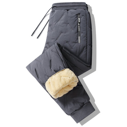 Plush Thick Fleece Sweatpants Lambs wool